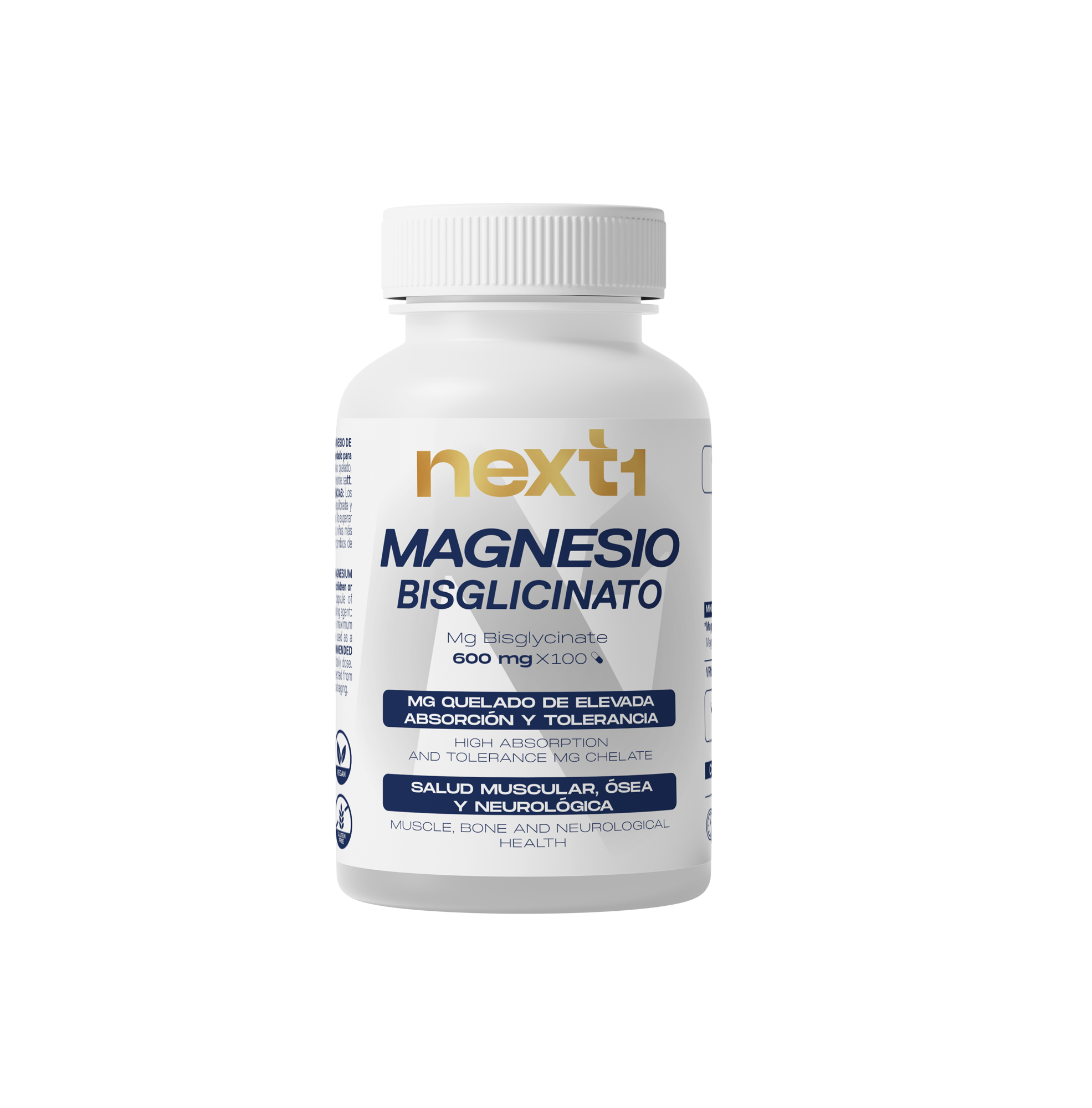 N1 Magnesio - Magnesio bisglicinato para músculo, descanso y bienestar diario