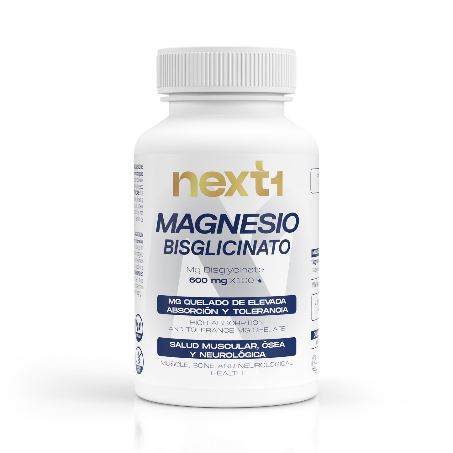 N1 MAGNESIO BISGLICINATO 100 CÁPSULAS